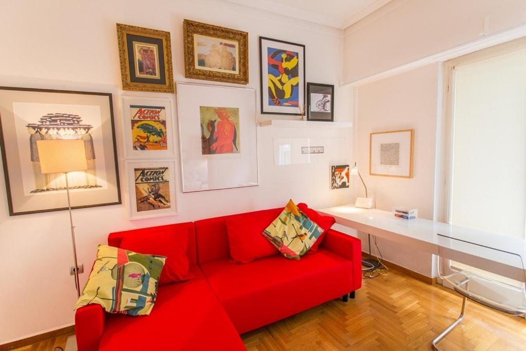 A Cozy Apt In Kolonaki Of Atenas Exterior foto